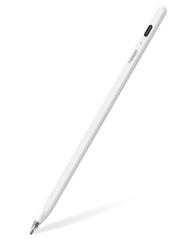 Metapen Pencil Air8 Pro for iPad 2018-2025, Ultra-Quiet, 2X Fast Charging, Palm Rejection Stylus Pen for iPad a16/11/10/9/8/7/6th Gen, Pro 12.9/11/13-inch M4, Air 3/4/5/M2/M3, Mini 5/6th